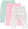 HonestBaby Unisex-Baby Multipack Harem Pants Roomy Fit Pull on Bottoms 100% by HonestBaby