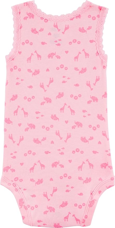 Simple Joys by Carter's Baby Girls 6 Pack Short Sleeve Bodysuit - Image 4