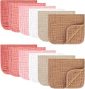MIGIOL Muslin Burp Cloths 100% Cotton Pack of 12. Soft, Gentle & Absorbent Baby by Unknown