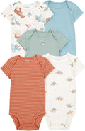 Carter's Baby Boys 5-Pack Original Short Sleeve Bodysuits by Carters