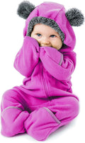 Cuddle Club Fleece Baby Bunting Bodysuit Hoodie, Newborn by CuddleClub