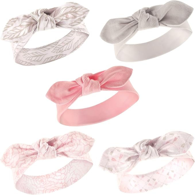 Hudson Baby Cotton and Synthetic Headbands, Size 0-24 Months by HudsonBaby