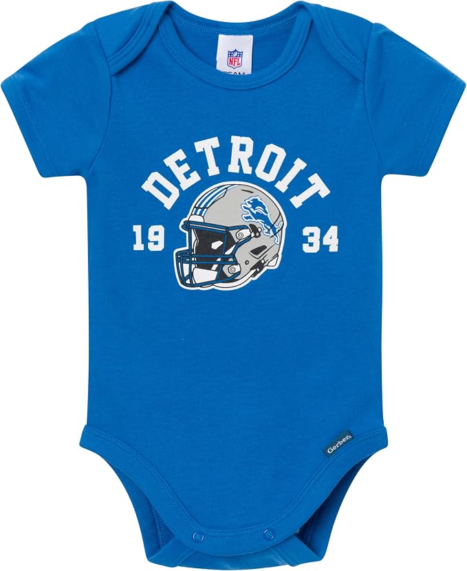 Gerber NFL Baby Boys 3-Pack Onesie Bodysuit - Image 2