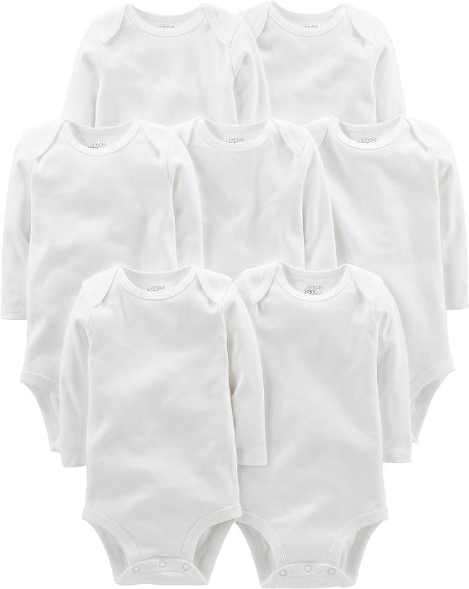 Simple Joys by Carter's Baby 7-pack Long Sleeve Bodysuit by SimpleJoysbyCarters