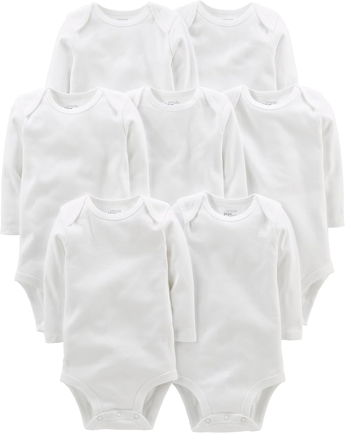Simple Joys by Carter's Baby 7-pack Long Sleeve Bodysuit by SimpleJoysbyCarters