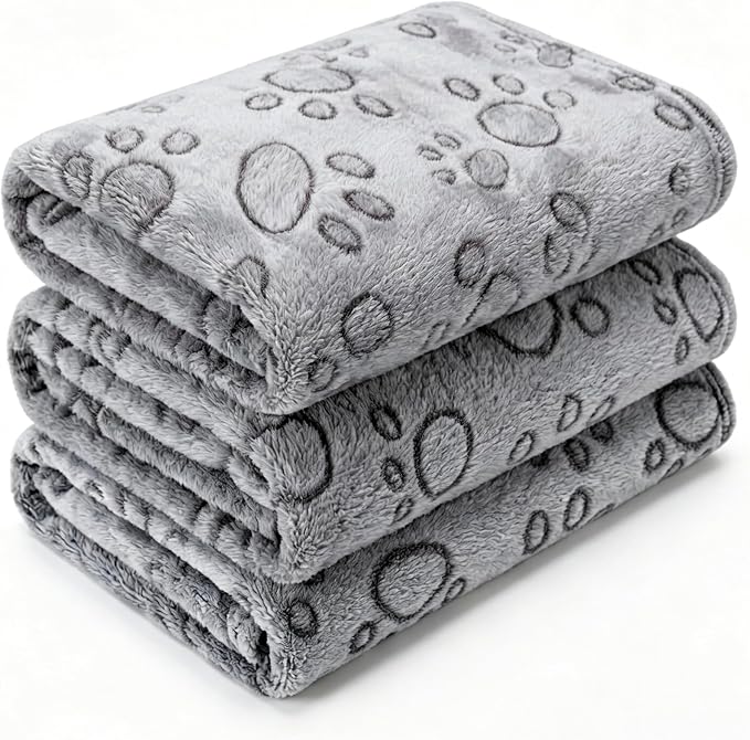 CADONO 1 Pack 3 Blankets for Dog Puppy Cat | Super Soft Fluffy Premium Fleece by CADONO