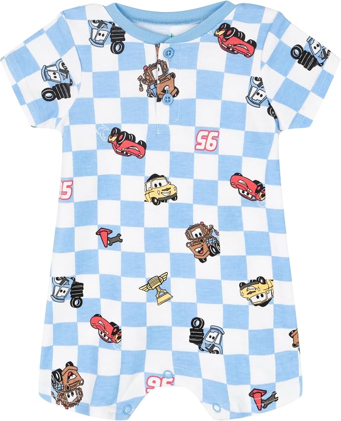Disney Baby Boys' 2-Pack One Piece Rompers Newborn to Infant - Image 2