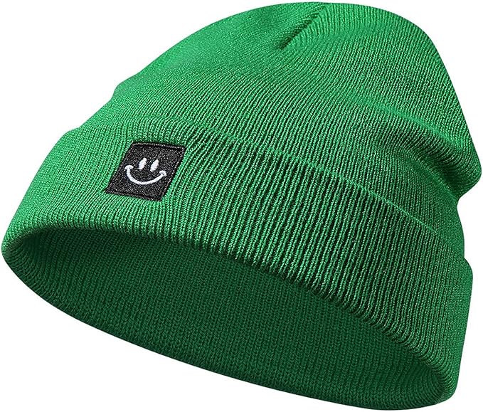 Baby Beanie Knit Ski Hat with Cute Face for Girls Boys 0-7 Years