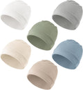Konssy 6 Pack Baby Beanie Hats for Newborn Infant Girls Boys, 0-24 Months | by Konssy
