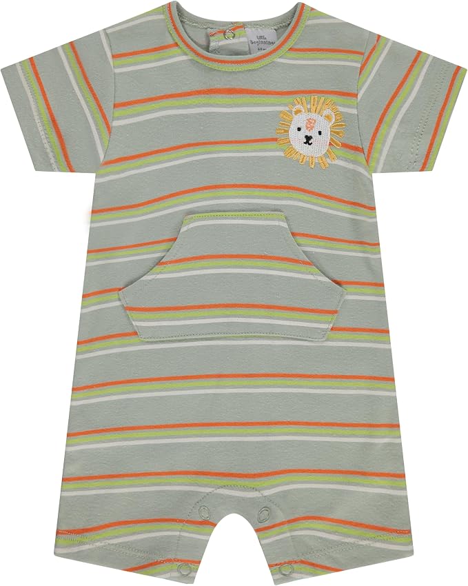 Cudlie 2-Pack Baby Boy Rompers – Soft Cotton, Everyday Comfort - Image 3