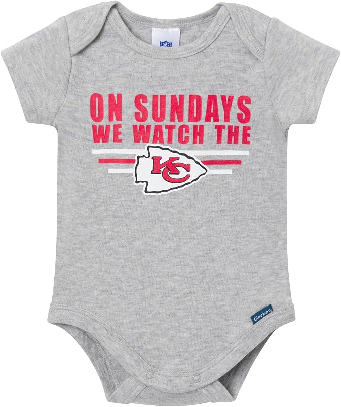 Gerber NFL Baby Boys 3-Pack Onesie Bodysuit - Image 4