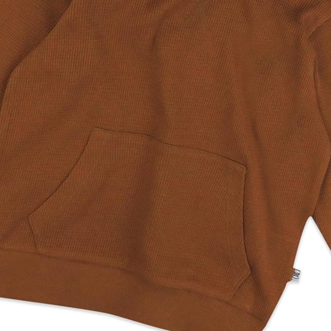 HonestBaby Baby 3-pack Thermal Hoodie 100% Organic Cotton - Image 5