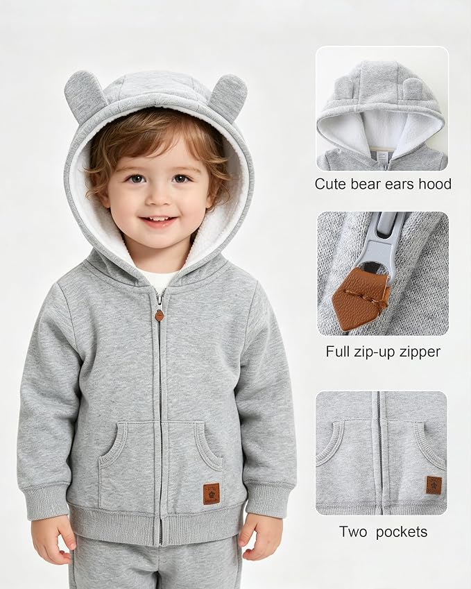 Baby Boy Clothes Jackt Girl Baby Hoodie Coat Outerwear Fall Spring | Baby Boy - Image 5