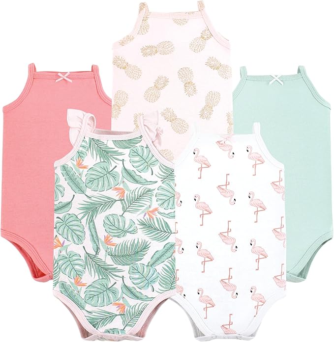 Hudson Baby Unisex Baby Cotton Sleeveless Bodysuits by HudsonBaby