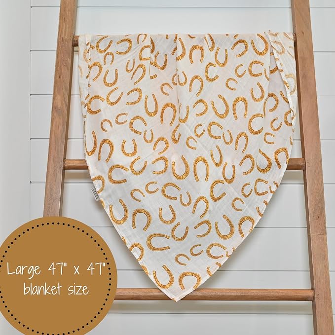 LollyBanks Baby Swaddle Blankets, 100% Organic Cotton Muslin Baby Blanket | 47" - Image 6