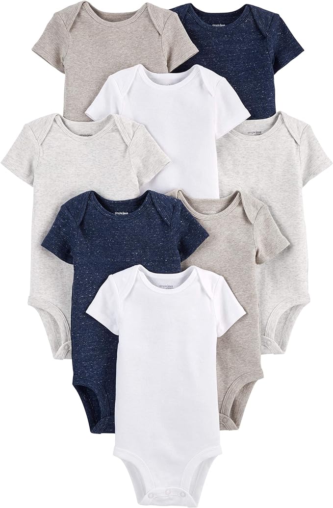 Simple Joys by Carter's Baby 8-Pack Short-Sleeve Bodysuit by SimpleJoysbyCarters