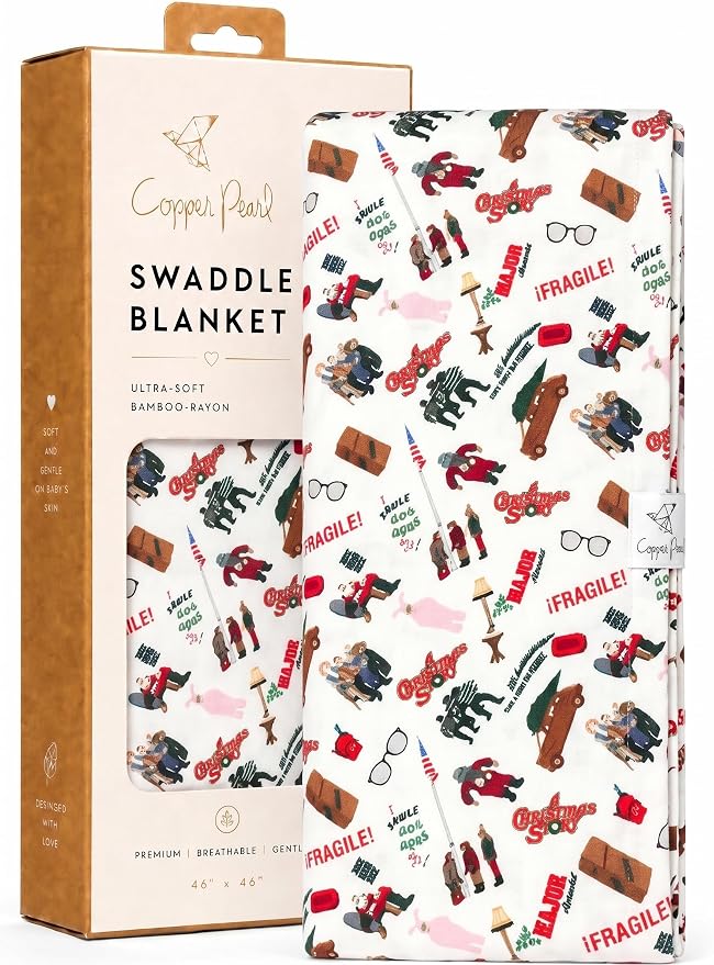 Copper Pearl Swaddle Blankets for Newborns | Soft Stretchy Receiving Blankets by CopperPearl