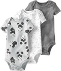 little planet by carter's Unisex Baby 3-pack Short Sleeve Bodysuits Made by LittlePlanet