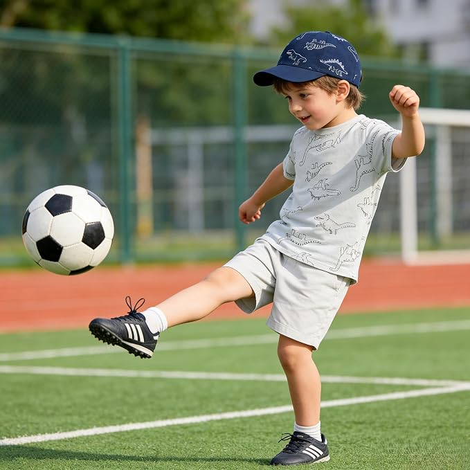 Toddler Sun Hats Baby Boys Cap Girls Adjustable Dinosaur Baseball Kids Hats - Image 5