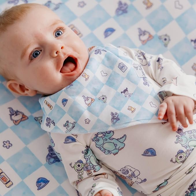 Copper Pearl Baby Bibs 4 Pack, Printed Bandana Drool Bibs - Image 7