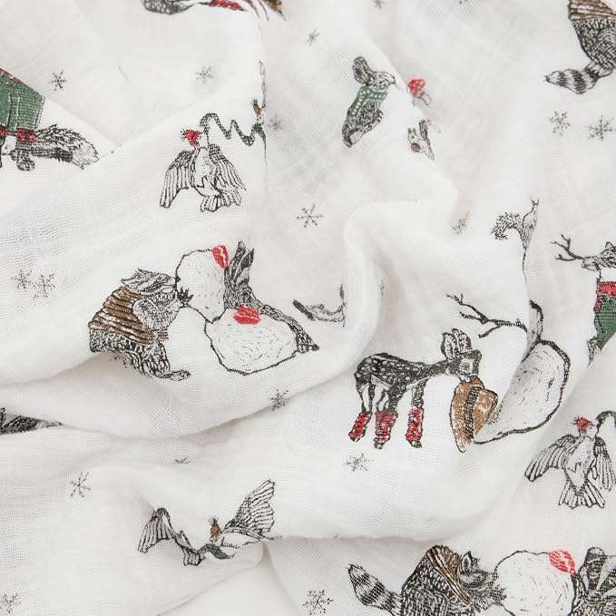 Little Unicorn Muslin Swaddle Blanket - Image 2