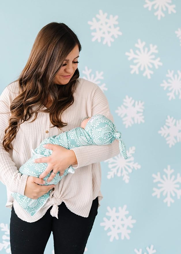 Copper Pearl Swaddle Blankets for Newborns | Soft Stretchy Receiving Blankets - Image 4