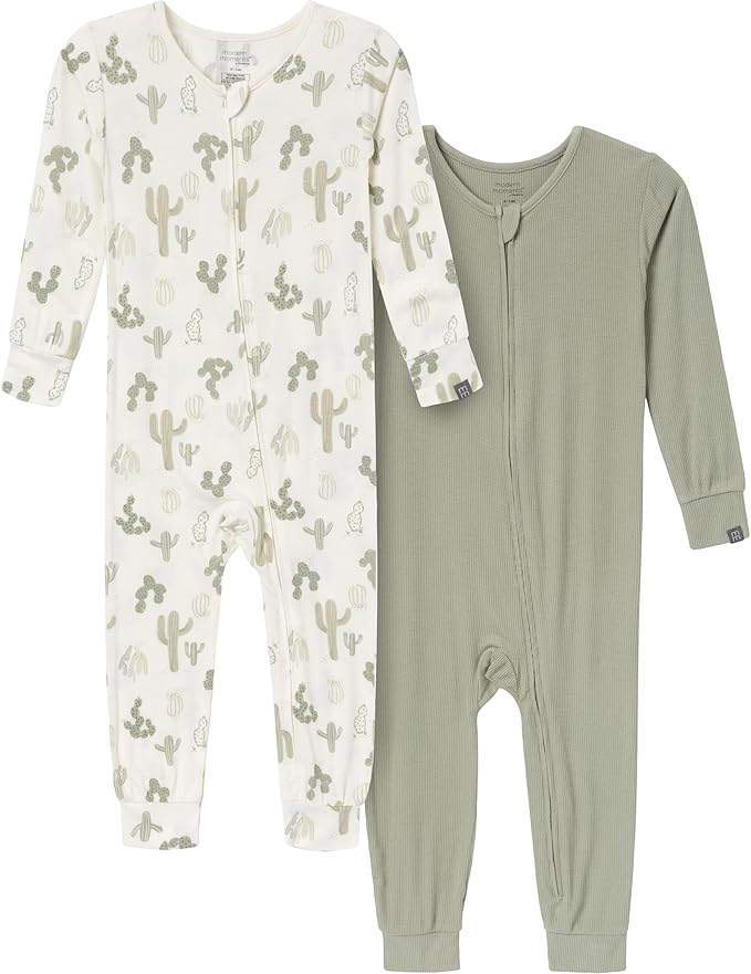 Modern Moments by Gerber Baby Viscose 2-pack Footless Tight Fitting Pajamas by ModernMomentsbyGerber