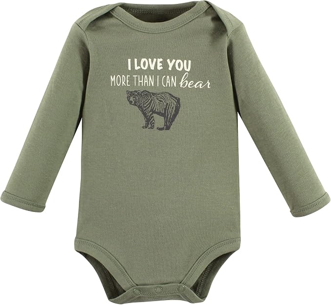 Touched by Nature Unisex Baby Organic Cotton Long-Sleeve Bodysuits - Image 5