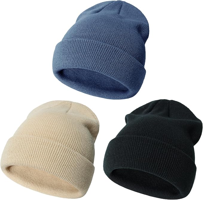 YMYDYFC Baby Beanie 3Pack Toddler Beanie Baby Winter Hats Boy&Girl 0-6Years | by YMYDYFC