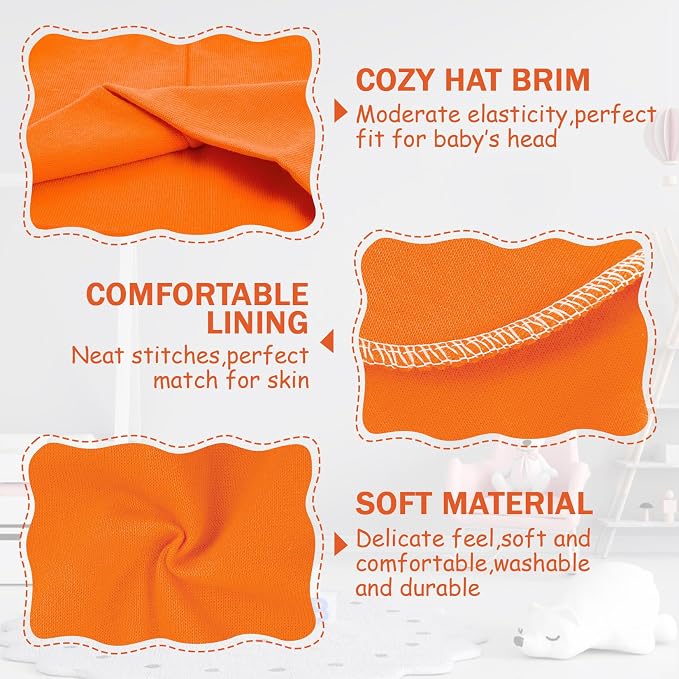 Century Star Baby Beanie Hats Newborn Infant Toddler Beanies - Image 2