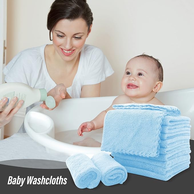 Sunny zzzZZ Ultra Soft 24 Pack Baby Washcloths - Image 5