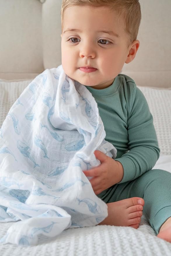 aden + anais Swaddle Blanket, 100% Organic Cotton Blankets - Image 3