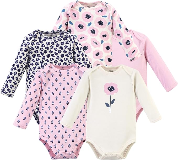 Touched by Nature Unisex Baby Organic Cotton Long-Sleeve Bodysuits by TouchedbyNature
