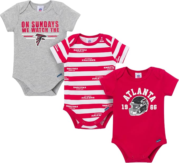 Gerber NFL Baby Boys 3-Pack Onesie Bodysuit by Gerber
