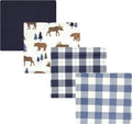 Luvable Friends Little Treasure Flannel Receiving Blankets 4pk by Luvable+Friends
