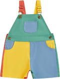Fernvia Toddler Kids Baby Girl Boy Contrast Color Overalls Shorts Clothes by Fernvia
