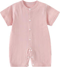 AMIYAN Unisex Baby Cotton Romper Boys Short Sleeve One-Piece Jumpsuit Infant by AMIYAN