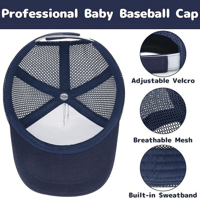Olreco Baby Baseball Cap Toddler Baseball Hat - Image 3