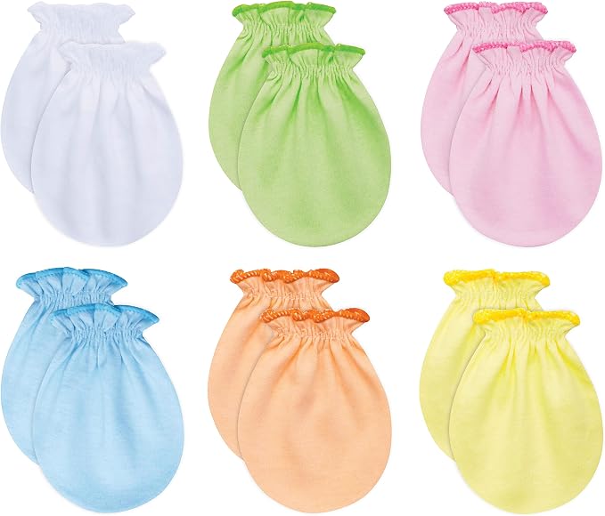 Baby Mittens No Scratch, Newborn Gloves 0-6M, Registry Essential by RATIVE