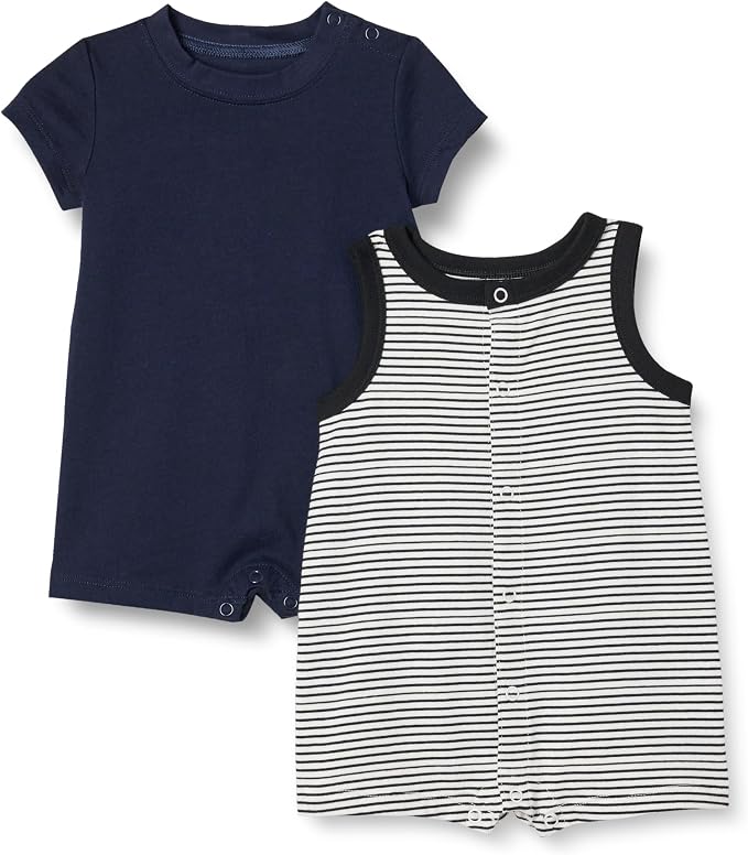 Amazon Essentials Unisex Babies' Cotton Jersey Sleeveless and Short-Sleeve by AmazonEssentials
