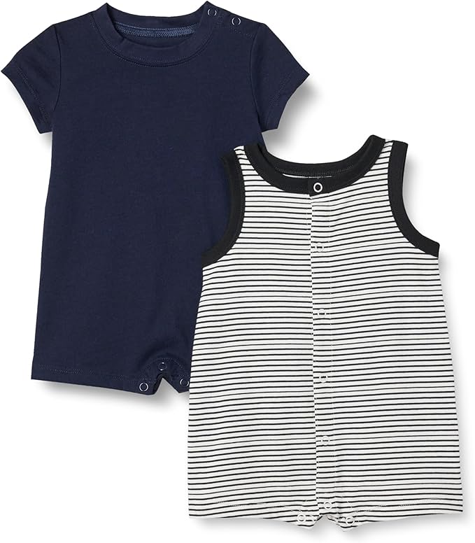 Amazon Essentials Unisex Babies' Cotton Jersey Sleeveless and Short-Sleeve by AmazonEssentials