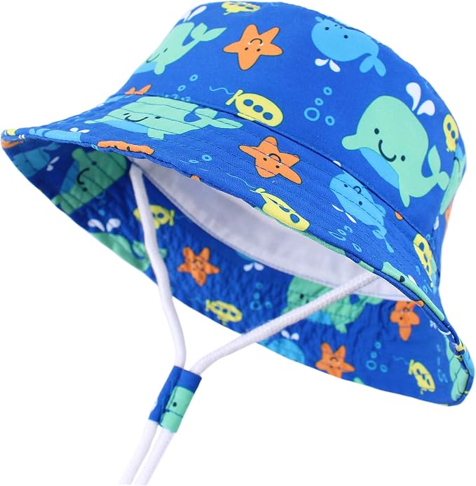 LANGZHEN Sun Protection Hat for Kids Toddler Boys Girls Wide Brim Summer by LANGZHEN