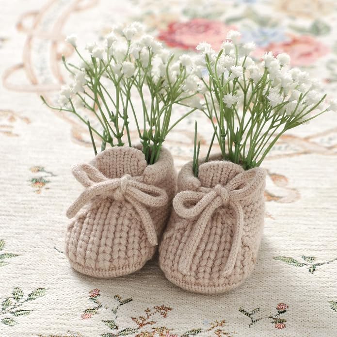 Baby Booties Newborn Baby First Shoes | Cozy Warm Knit Soft Booties - Image 3