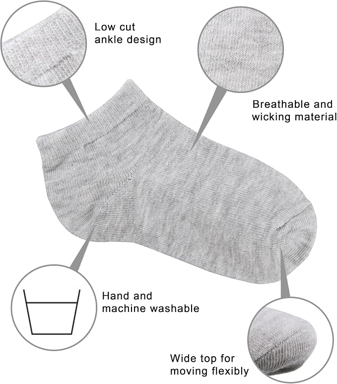 Duufin Toddler Socks 25 Pairs Ankle Socks - Image 4