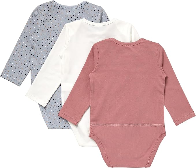 Hanes Baby Pure Comfort Long Sleeve Bodysuits, Infant Bodysuits, Boys & Girls - Image 2