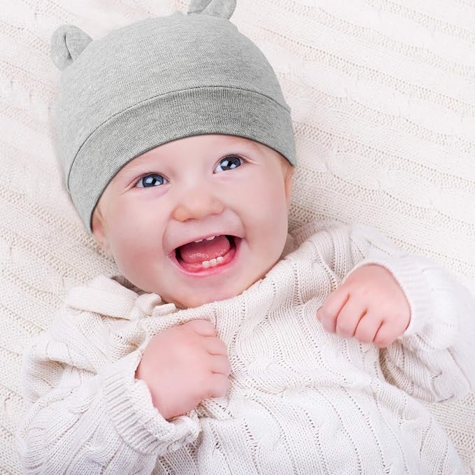Geyoga Pieces Newborn Baby Hat Bear Ears - Image 6
