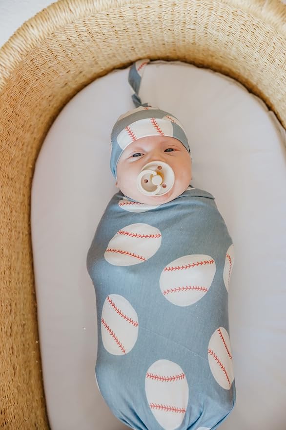Copper Pearl Swaddle Blankets for Newborns | Soft Stretchy Receiving Blankets - Image 6