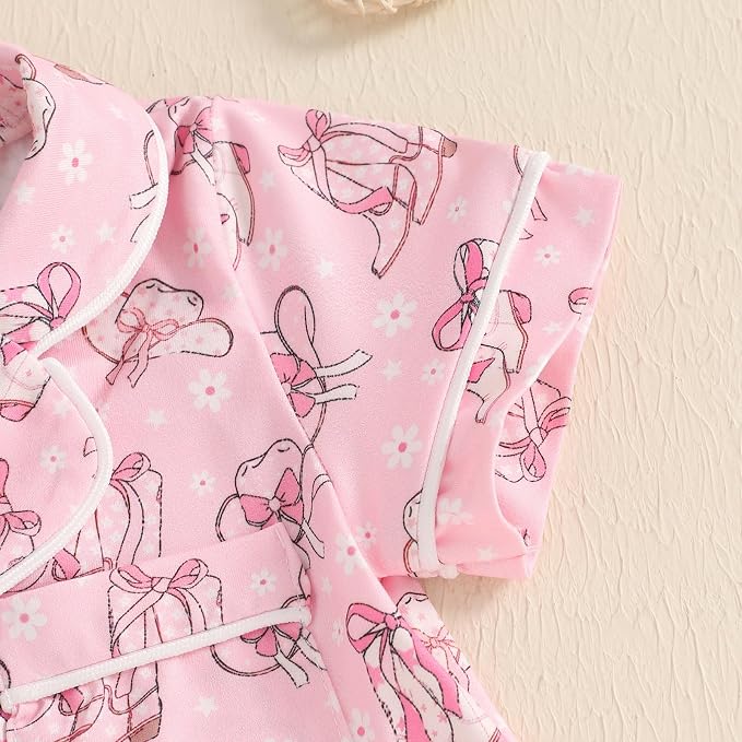 Balaflyie Newborn Summer Pajamas Baby Boy Girl Button Down Romper Cute Infant - Image 5