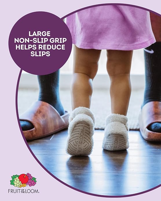 Fruit of the Loom Cozy Thermal Wrap Booties - Image 3