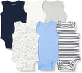 Amazon Essentials Unisex Babies' Sleeveless Cotton Rib Bodysuits by AmazonEssentials